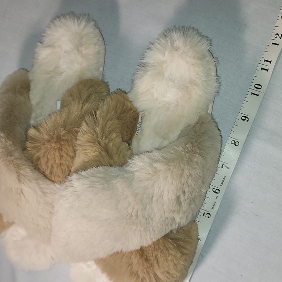 Stars Above Fluffy Women's Slip On Slippers Rabbit Like Faux Fur Style - Picture 7 of 7